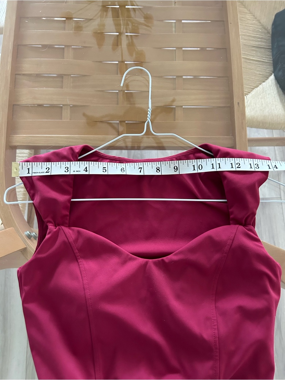 Women’s Raspberry Fuchsia Workout Crop Top - Picture 8 of 12